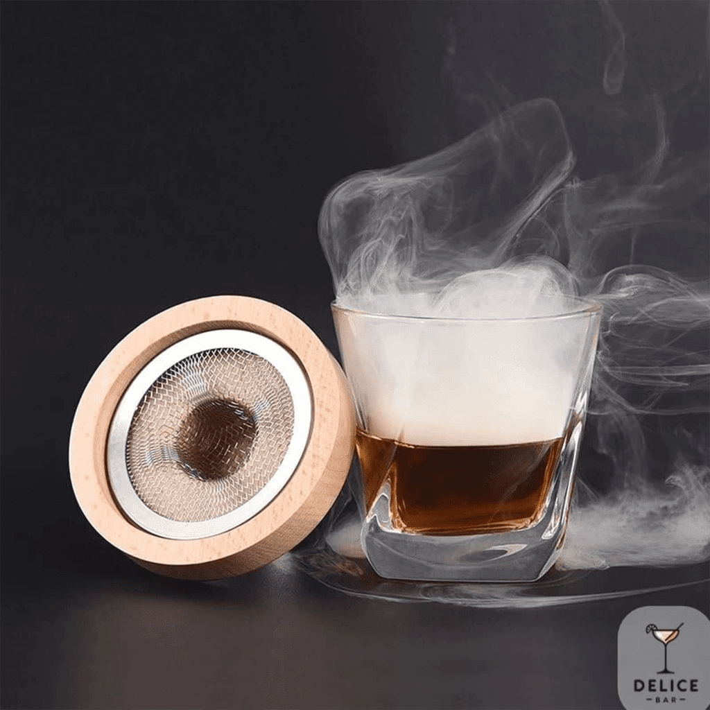 Kit de fumoir à cocktail rond