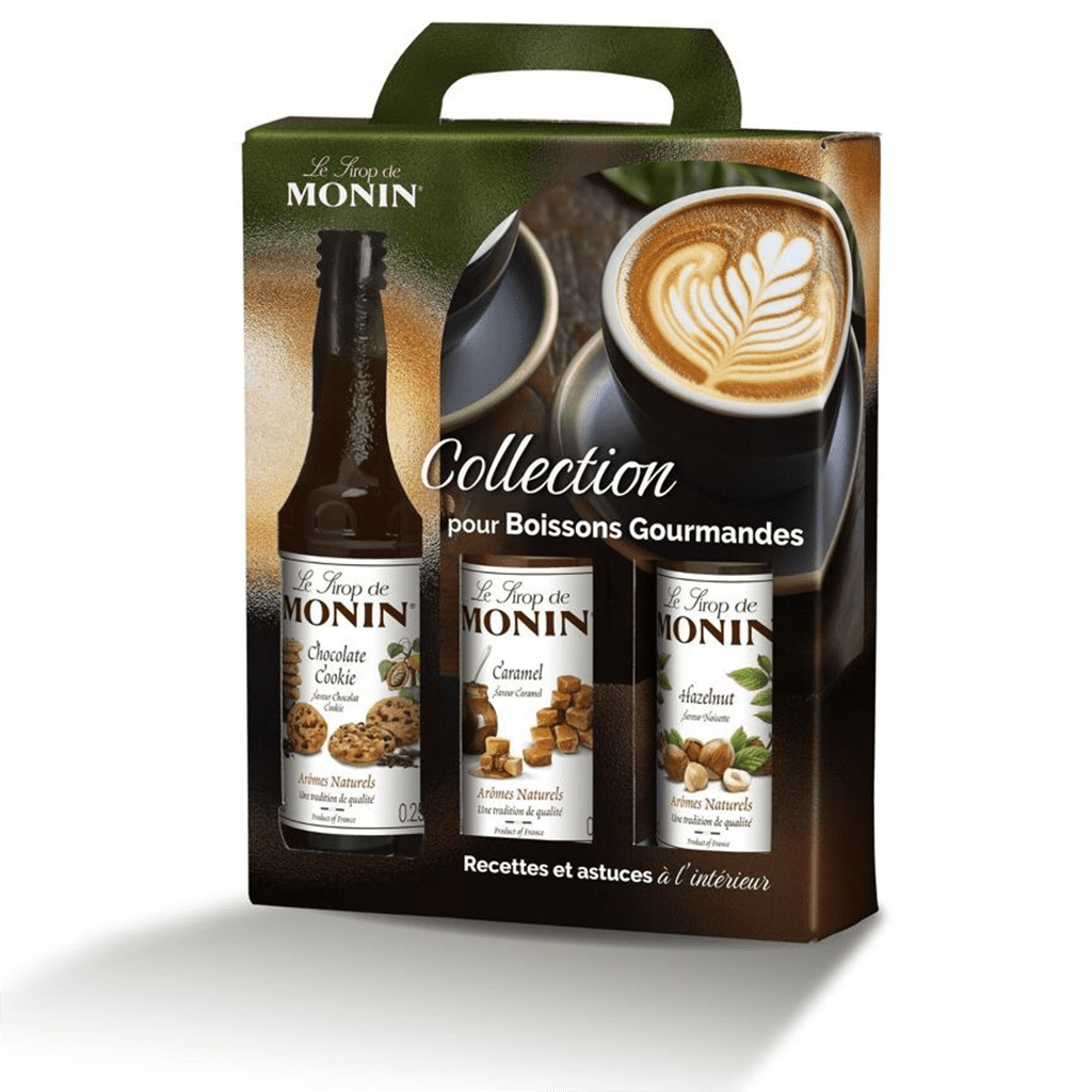 Coffret Café MONIN - 3x25cl - Pour Boisson Chaude