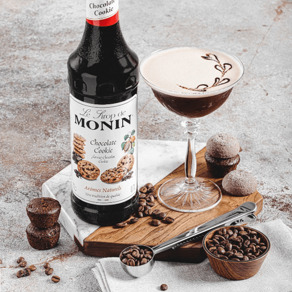 Sirop Chocolat Cookie MONIN 70cl - Pour Boissons Chaudes et Cocktails