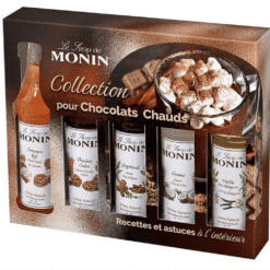 Coffret Chocolat Chaud MONIN - 5x5cl - Pour Boisson Chaude