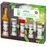 Coffret Cocktails MONIN 5x5cl - Pour Cocktails Aromatisés