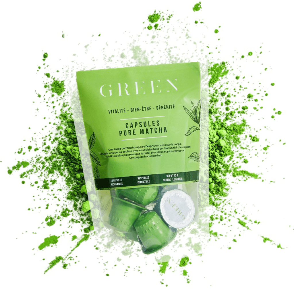 Capsules Matcha compatible Nespresso
