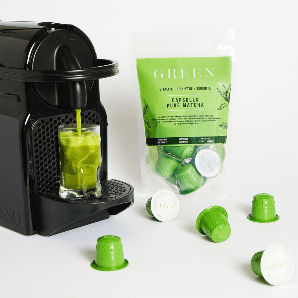 Capsules Matcha compatible Nespresso