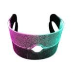 Lunettes néon LED effet pailleté - clubbing