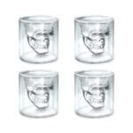 Set de Shooter Halloween Crâne 3D (x4)