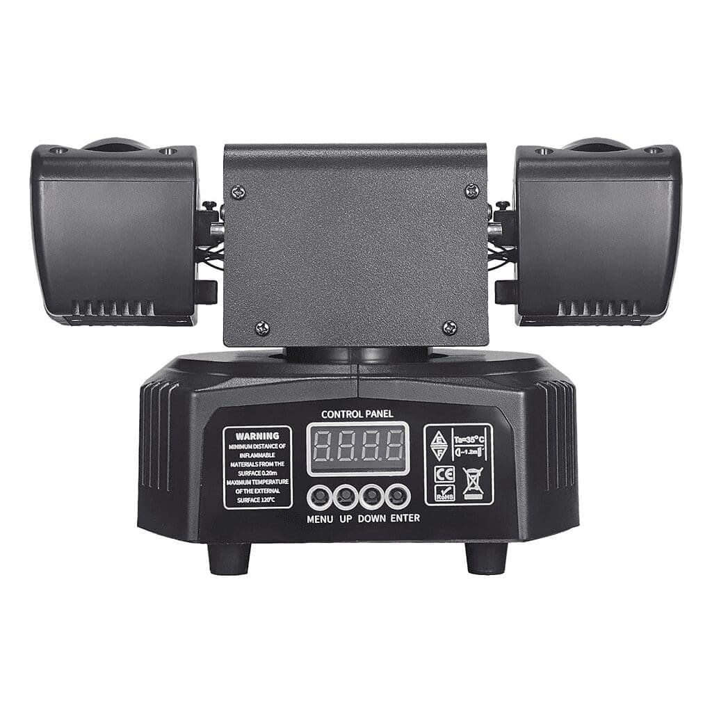 Jeu de lumière compact à double faisceau laser