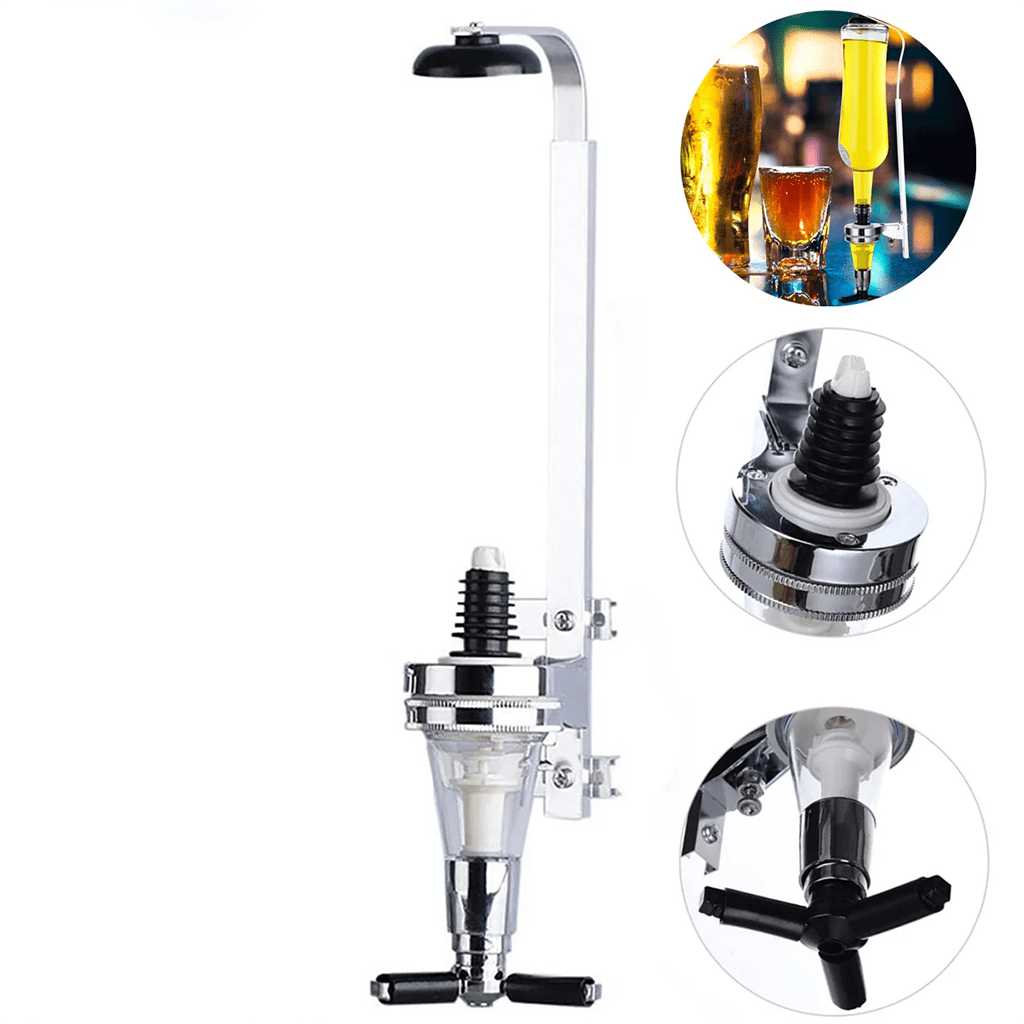 Support bouteille mural avec doseur 45ml