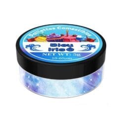 Paillettes Comestibles Cocktail Sans Goût - Bleu Irisé