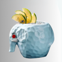 Set de 2 Verres Tiki Éléphant