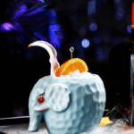 Set de 2 Verres Tiki Éléphant