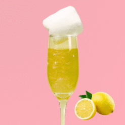 Bombe à paillettes Barbe à Papa Saveur Citron