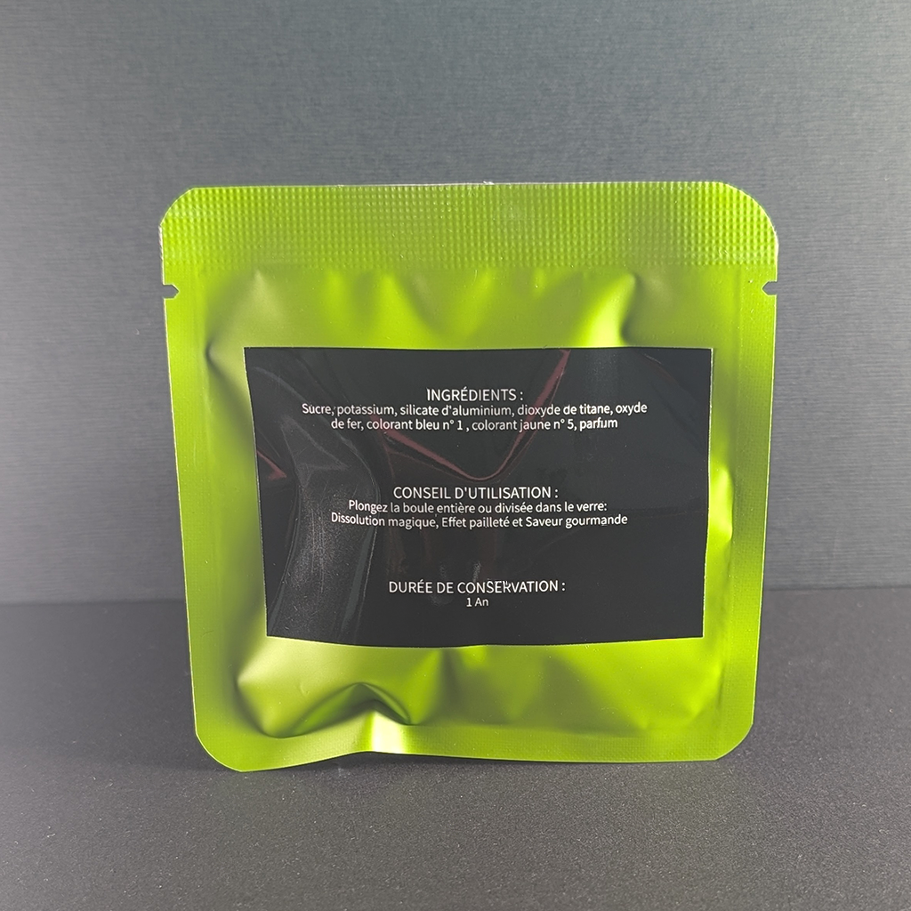 Bombe à paillettes Barbe à Papa Saveur Menthe